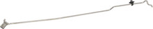 Kentrol 30594 - Jeep JK Hood Prop Rod 07-18 Wrangler JK Polished Silver