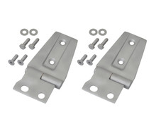 Kentrol 40572 - Jeep JK Hood Hinge Pair 07-18 Wrangler JK Bare Grey