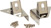 Kentrol 30531 - Jeep CJ/YJ LED Light Bar Bracket Pair 76-95 CJ and Wrangler YJ Polished Silver