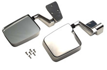 Kentrol 30475 - Jeep YJ/TJ Mirror Kit Pair 88-06 Wrangler YJ/TJ Polished Silver