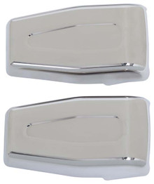 Kentrol 30018 - Jeep JK Liftgate Hinge Overlays Pair 07-18 Wrangler JK Polished Silver