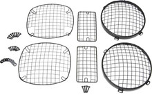 Kentrol 50488 - Jeep TJ Wire Mesh Guard Set 6 Pieces 97-06 Wrangler TJ Powdercoat Black