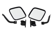 Kentrol 80496 - Jeep TJ/JK E-Z Detach Mirrors Pair 97-18 Wrangler TJ/JK Textured Black