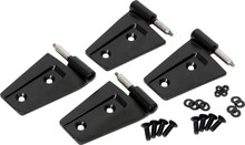 Kentrol 50575 - Jeep JK Door Hinge Set 4 Pieces 2 Door 07-18 Wrangler JK Powdercoat Black