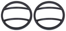 Kentrol 80014 - Jeep JK Fog Light Cover Pair 07-18 Wrangler JK Textured Black
