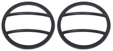 Kentrol 80009 - Jeep JK Front Marker Covers Pair 07-18 Wrangler JK Textured Black