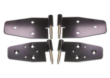 Kentrol 50719 - Jeep TJ Door Hinge Set of 4 Pieces Black For 03-06 Jeep Wrangler TJ