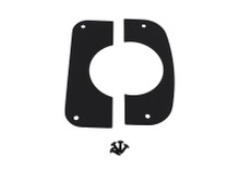 Kentrol 50426 - Jeep CJ Column Cover 76-86 CJ Powdercoat Black