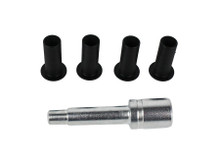 Kentrol 70005 - Jeep CJ/YJ/TJ Door Hinge Liner CJ, YJ, TJ Textured Black