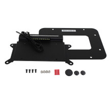 Kentrol 80703 - Jeep JK BackSide License Plate Mount with LED's 07-18 Wrangler JK Textured Black