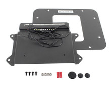 Kentrol 80707 - Jeep JK BackSide License Plate Mount with LED's 07-09 Wrangler JK Textured Black