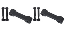 Kentrol 70071 - Jeep JK Replacement Hood Catch Rubbers Pair 07-18 Wrangler JK Textured Black