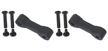Kentrol 70089 - Jeep TJ Replacement Hood Catch Rubbers Pair 97-06 Wrangler TJ Textured Black