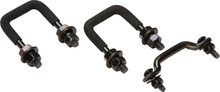 Kentrol 50411 - Jeep CJ Windshield Tie Down Kit 55-86 CJ Powdercoat Black