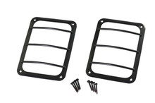 Kentrol 50582 - Jeep JK Taillight Guard Pair 07-18 Wrangler JK Powdercoat Black
