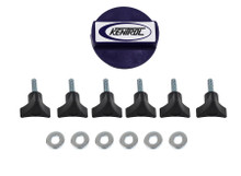 Kentrol 70009 - Jeep TJ/JK Hardtop Screws 03-17 Wrangler TJ/JK Textured Black