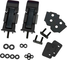 Kentrol 50489 - Jeep TJ Hood Catch Pair 97-06 Wrangler TJ Powdercoat Black