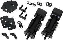 Kentrol 50571 - Jeep JK Hood Catch Pair 07-18 Wrangler JK Powdercoat Black