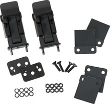 Kentrol 50563 - Jeep CJ/YJ Hood Catch Pair TJ Style 42-95 CJ and Wrangler YJ Powdercoat Black