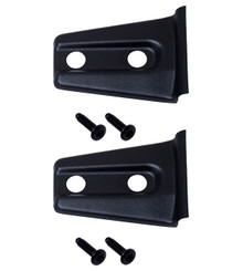 Kentrol 80019 - Jeep JK Hood Hinge Overlays Pair 07-18 Wrangler JK Textured Black