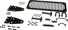 Kentrol 50470 - Jeep CJ/YJ Hood Kit 78-95 CJ and Wrangler YJ Powdercoat Black