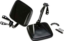 Kentrol 50417 - Jeep CJ Mirror Kit Pair 55-86 CJ Powdercoat Black