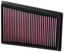 K&N 33-2944 - 07-11 Nissan 1.125in H x 9.063in L x 6.438in W Replacement Air Filter