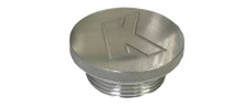 Kevko K9030 - Oil Fill Cap - Replacement - Screw-In - Round - Knurled Grip - Aluminum - Natural -  Slip On Adapter - Each