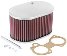 K&N 56-9107 - Custom Racing Air Filter Bolt-On for Single or Two Barrel Carburetors