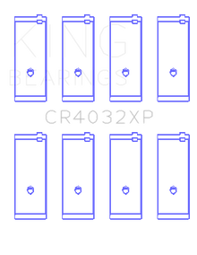 King Engine Bearings CR4032XP - King Toyota 4AGE 4AGZE 16V 1.6L Performance Rod Bearing Set - Size STD