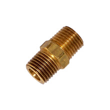 Kleinn Air Horns 51414N - Kleinn Hex Male Nipple Adapter - 1/4In M NPT to 1/4In M NPT