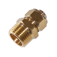 Kleinn Air Horns 51212 - Kleinn  1/2In OD Tubing 1/2In M NPT Straight Compression Fitting