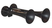 Kleinn Air Horns 101 - Kleinn Black Dual Horn/ 10In/7.5In - XCR2.0 Coated Zinc Alloy