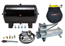 Kleinn Air Horns 6450 - Kleinn Air System w/ 150 PSI Waterproof/ 100 Percent Duty Cycle Air Compressor / 5.0 gal Air Tank