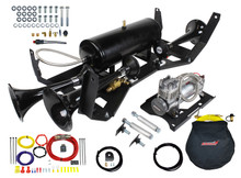 Kleinn Air Horns GM1500-230 - Kleinn 07-13 Chevrolet Silverado/ Sierra Onboard Air System w/ Model 230 Horns
