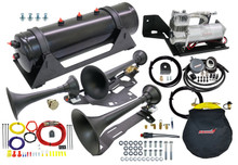 Kleinn Air Horns RPTR-734 - Kleinn 17-20 Ford Raptor Onboard Air System w/ Model 730 Horns