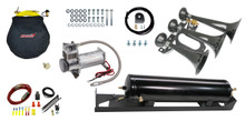 Kleinn Air Horns SDKIT17-230STL - Kleinn 17-22 Ford F-250/ F-350/ F-450 Onboard Air System w/ Model 230 Horns