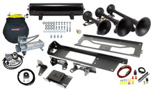Kleinn Air Horns SDKIT17-734 - Kleinn 17-22 Ford F-250/ F-350/ F-450 Onboard Air System w/ Model 730 Horns