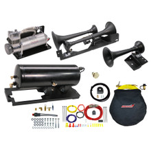 Kleinn Air Horns RAMHD-734 - Kleinn 13-22 Dodge Ram 2500/ 3500 Onboard Air System w/ Model 730 Horns