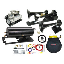 Kleinn Air Horns RAMHD-230 - Kleinn 13-22 Dodge Ram 2500/ 3500 Onboard Air System w/ Model 230 Horns