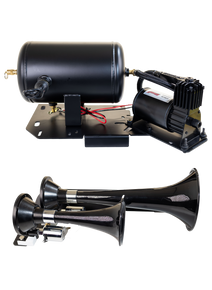 Kleinn Air Horns GMTRK-3 - Kleinn 07-18 Chevrolet Silverado Avalanche Onboard Air System w/220 Horns