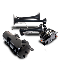 Kleinn Air Horns GMHD20-734 - Kleinn 20-24 Chevrolet Silverado 2500 HD/ 3500 HD Onboard Air System w/ Model 730 Horns