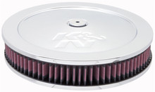 K&N 60-1170 - 5 1/8in Flange 11in OD 3 1/4in Height w/ Vent Custom Air Cleaner Assembly