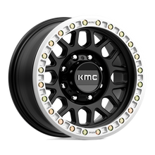 KMC KM23478580700 - Km234 Grenade Desert Beadlock 17X8.5 Satin Black