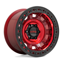 KMC KM23679050915N - Km236 Tank Beadlock 17X9 Candy Red