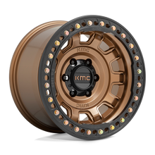 KMC KM23679060615N - Km236 Tank Beadlock 17X9 Matte Bronze