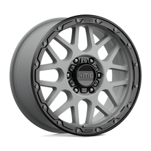 KMC KM53588568435 - Km535 Grenade Off-Road 18X8.5 Matte Gray Matte Black Lip