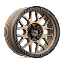 KMC KM53588563600 - Km535 Grenade Off-Road 18X8.5 Matte Bronze Matte Black Lip