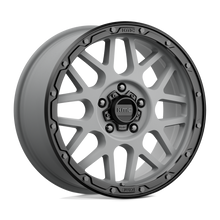 KMC KM53588552435 - Km535 Grenade Off-Road 18X8.5 Matte Gray Matte Black Lip