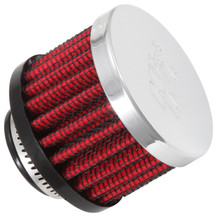 K&N 62-1360 - 3/4 inch ID 2 inch OD 1.5 inch H Clamp On Crankcase Vent Filter